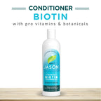 Jason Natural Products Biotin Conditioner, 12 Fluid Ounce Bottle