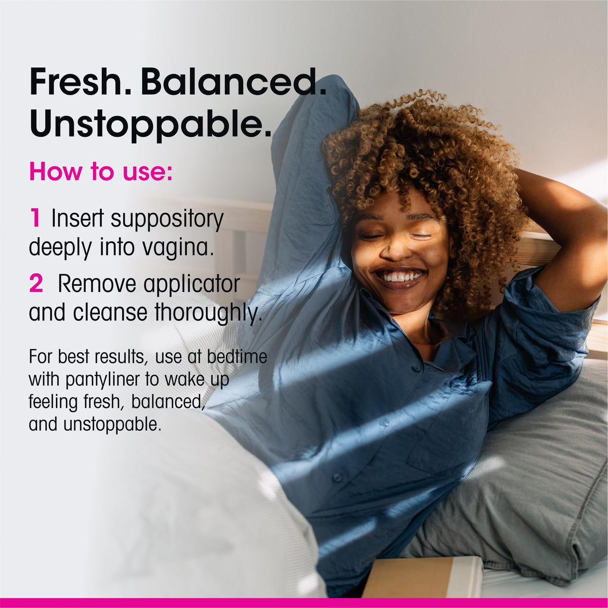vH Essentials Prebiotic & Probiotic Vaginal Suppositories, Case of 4, 15 Count Boxes