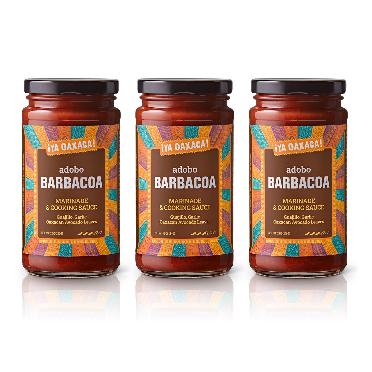 Ya Oaxaca Adobo Barbacoa Sauce, Case of 6, 12 fl oz Each