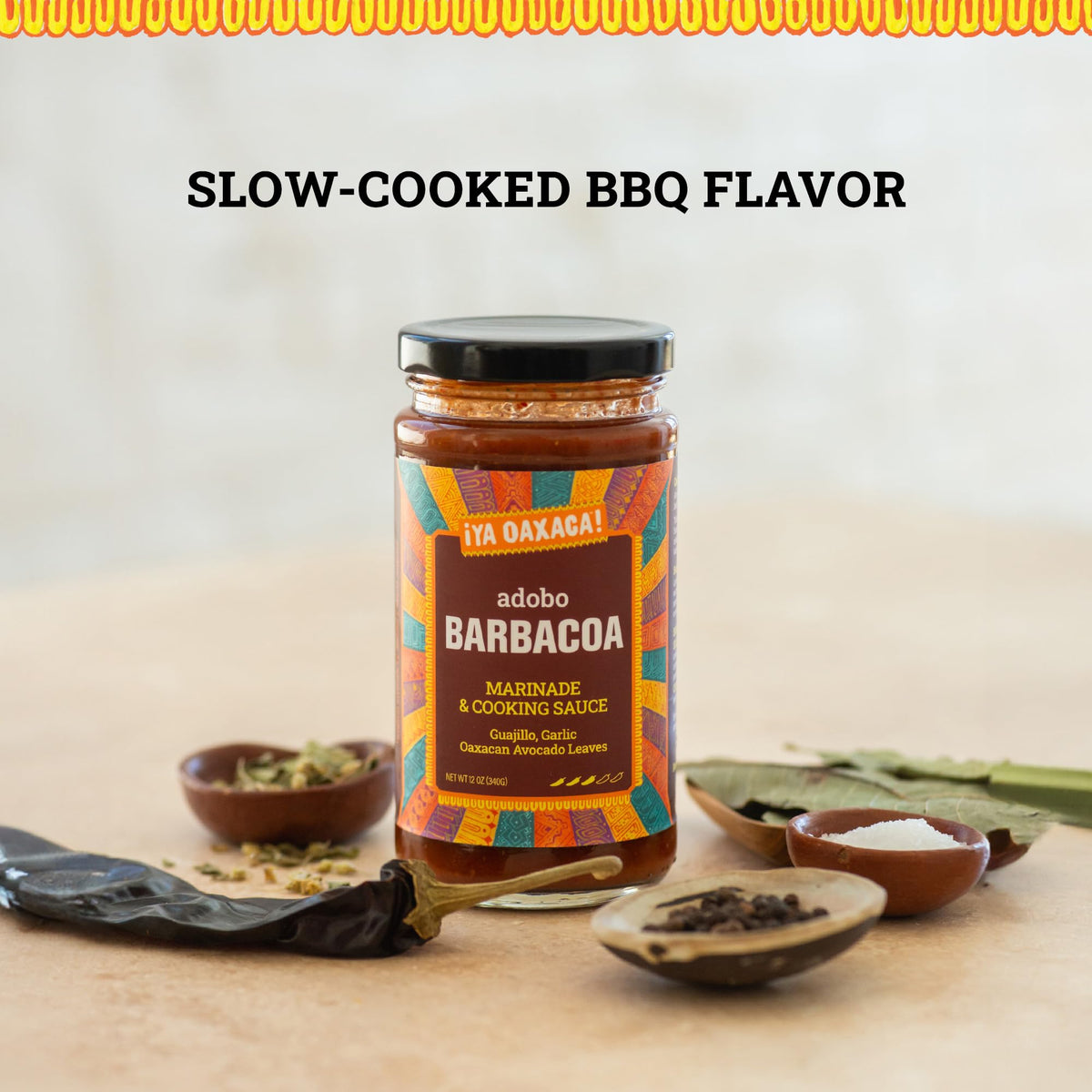 Ya Oaxaca Adobo Barbacoa Sauce, Case of 6, 12 fl oz Each