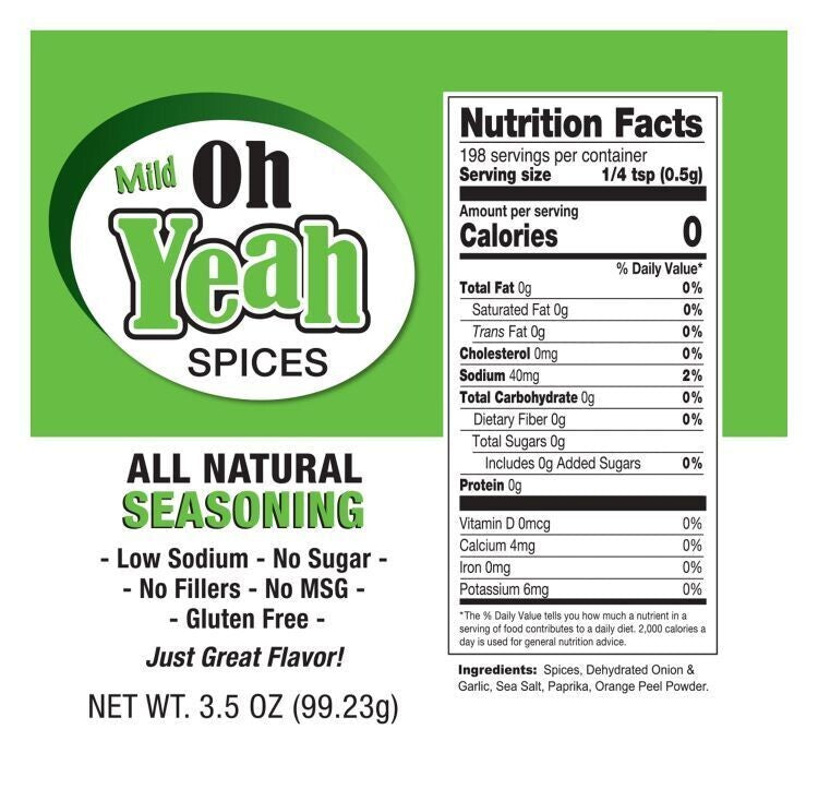 Oh Yeah Plus | Pack of 3 | 3.5 oz | Oh Yeah Spices
