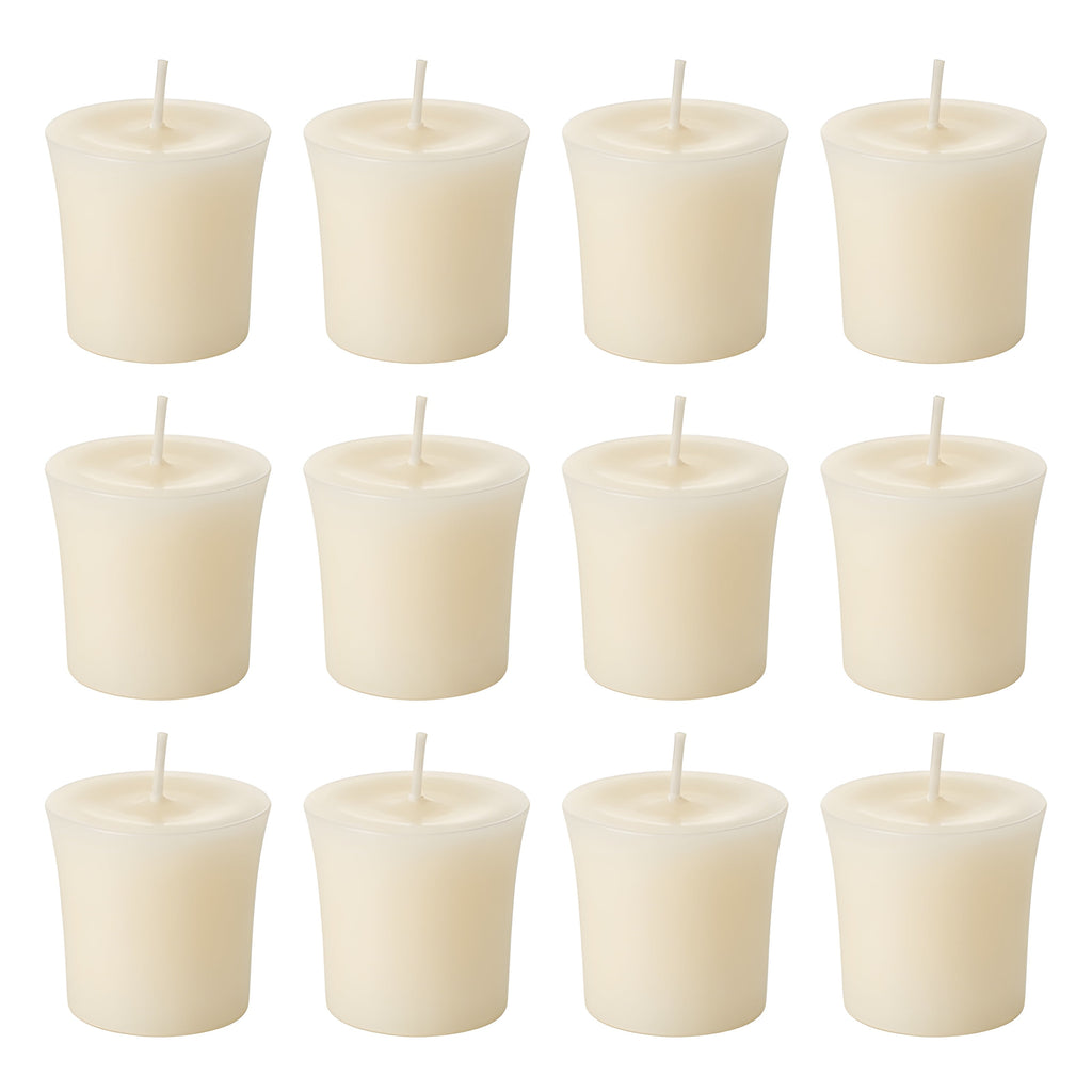 White Beeswax Votive Candles