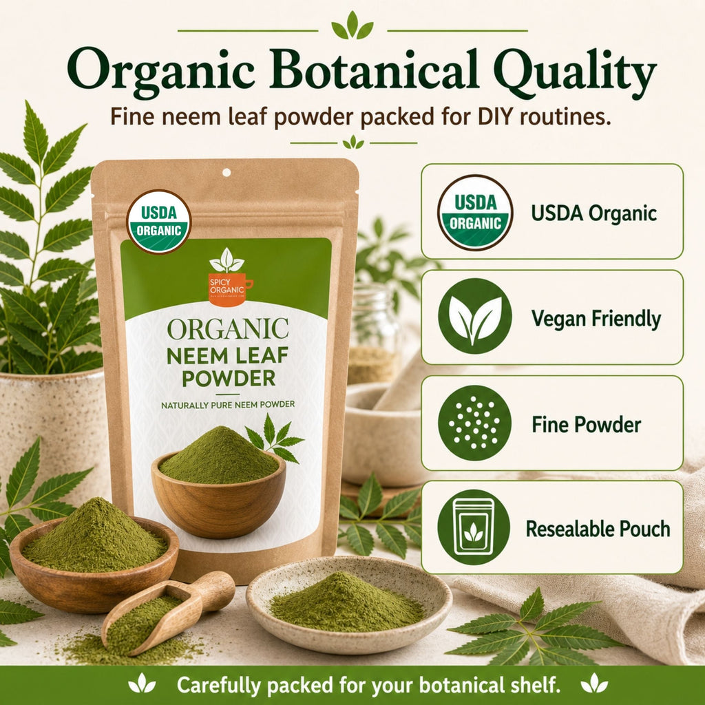 Organic Neem Powder – For Herbal Tea & DIY Skincare