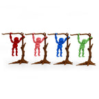 3D Printed Sloth Fidget With Tree Props | Multiple Colors | Black Sheep Products LLC
