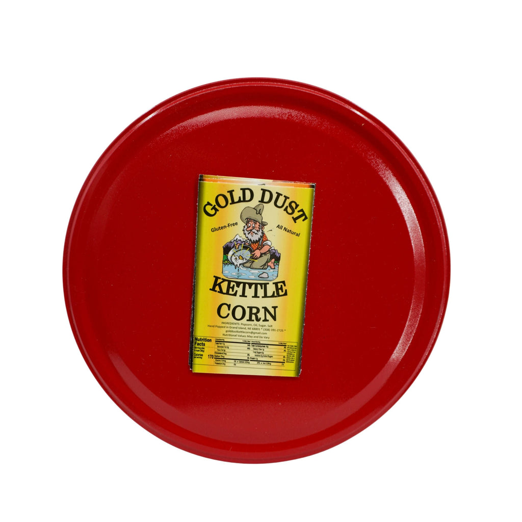 3 Flavor Popcorn Tin | Kettle, Cheddar & Caramel | Gold Dust Kettle Corn