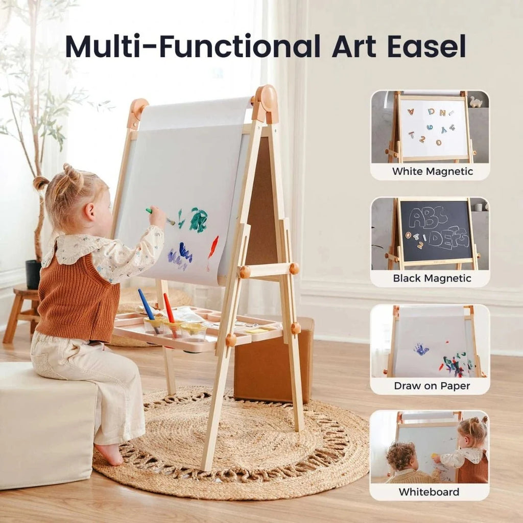 Tiny Land® Caramel Magnitales Easel for Kids