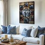 Wolf Collage Wall Art