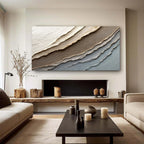 Abstract Earth Tones Wall Art
