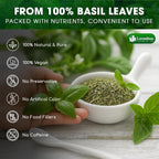 Premium Dried Basil – 100% Pure, Non-GMO, Gluten-Free, Vegan – Aromatic Culinary Herb for Cooking, Garnish, and Seasoning