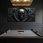 Rose and Skull Wall Art VI
