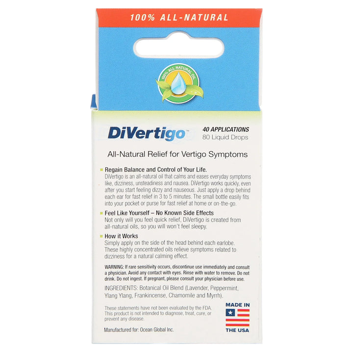DiVertigo Essential Topical Oil Blend, 0.17 fl oz (Case of 2)