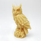 Large Owl Beeswax Candle
