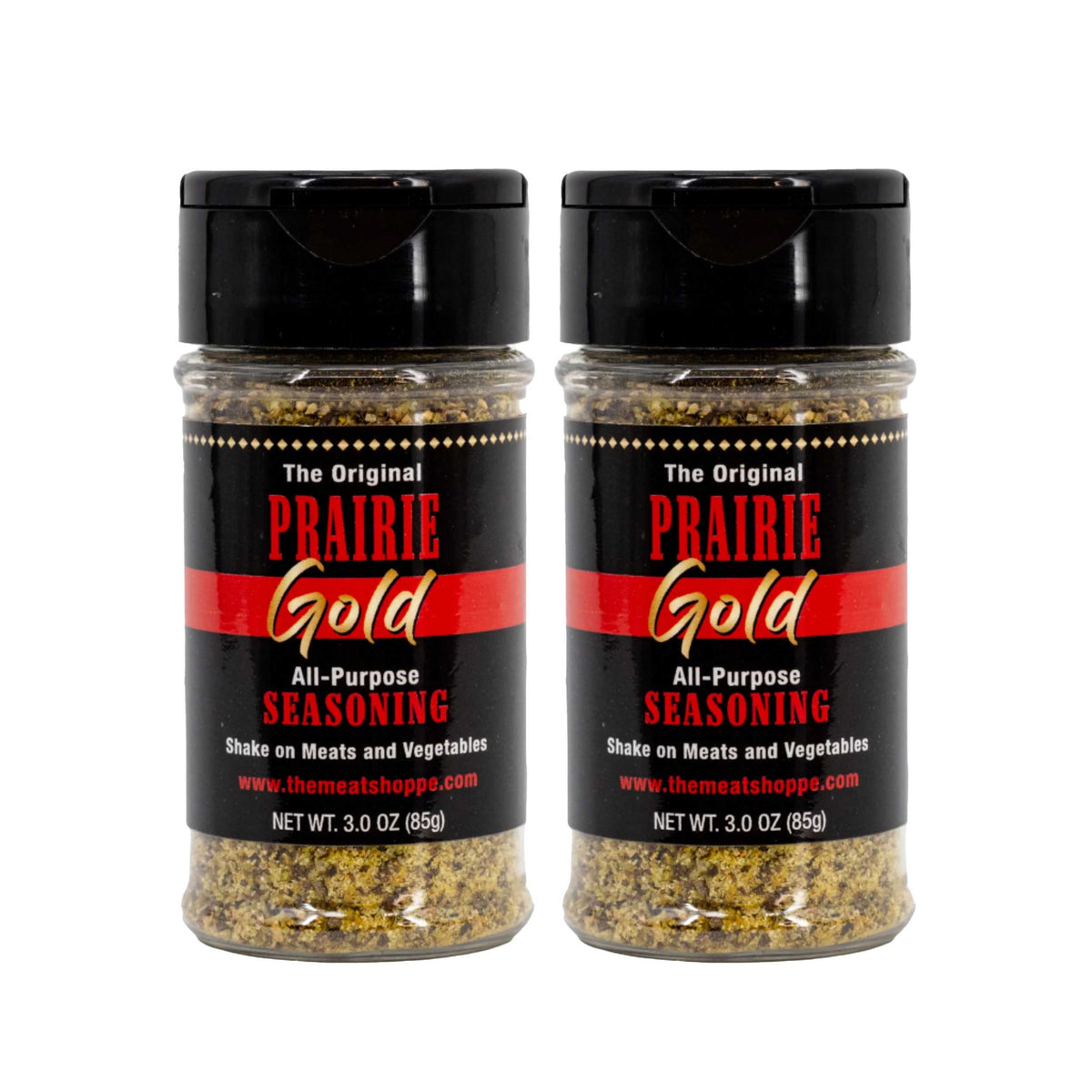Original Prairie Gold Seasoning | 3 oz | Pack of 2 | Gluten Free | The Meat Shoppe