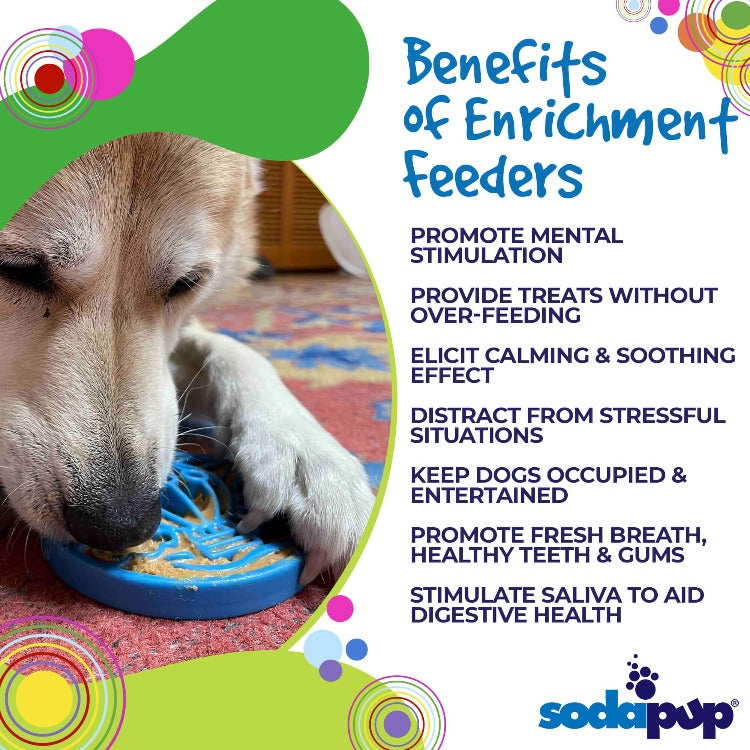 Air Nylon eCoin Lick Mat for Dogs - Durable Enrichment Toy | SodaPup