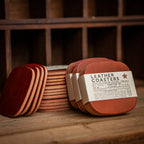 Premium Leather Coasters Set of 4