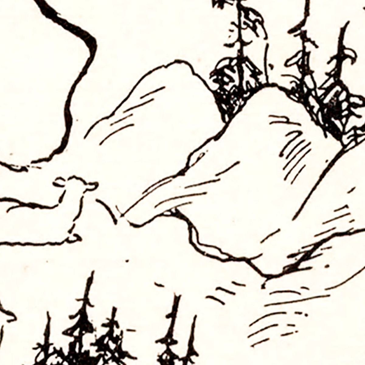 Vintage Map of Wyoming 1931