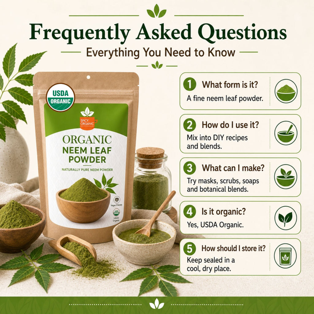 Organic Neem Powder – For Herbal Tea & DIY Skincare