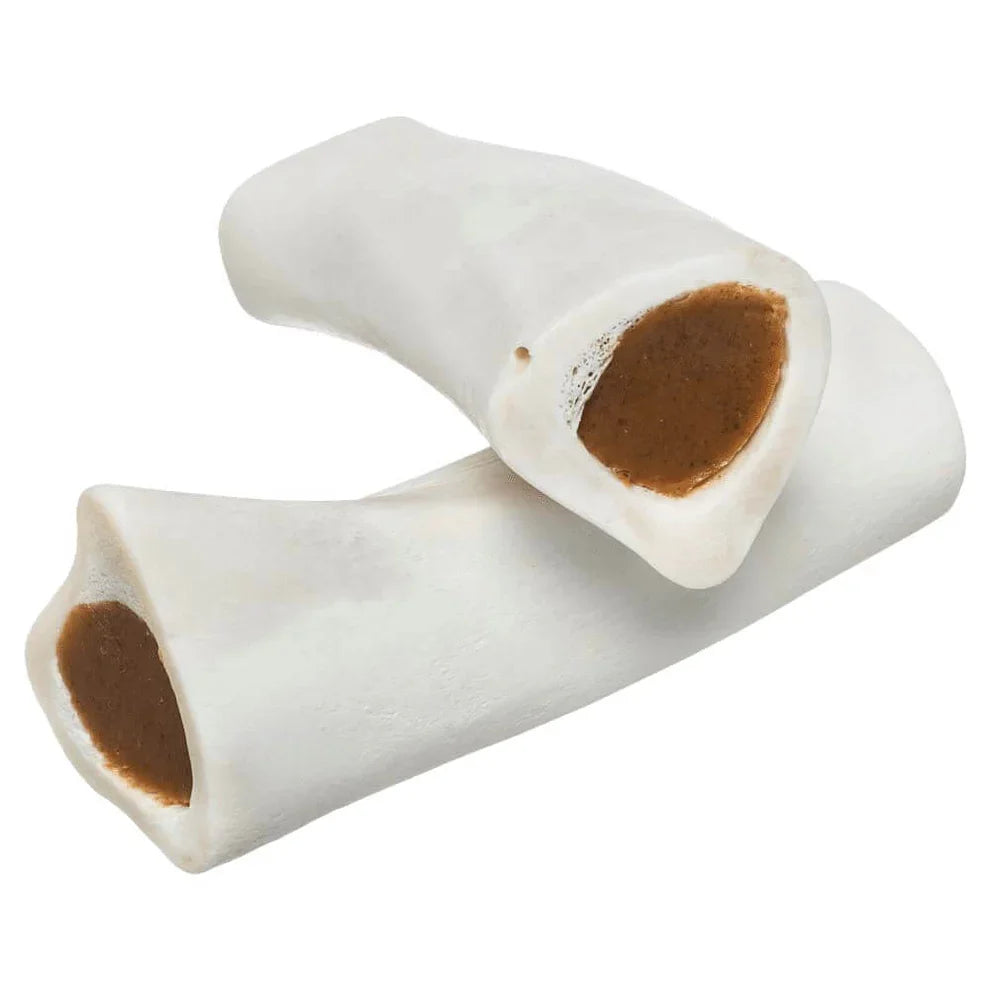 Redbarn Large Peanut Butter Filled Beef Knuckle Bone Dog Chew, 8 oz (Case of 15)