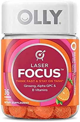 OLLY Laser Focus, Berry Tangy Tangerine, 36 ct