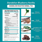Dandelion Blueberry Vanilla Roasted Herbal Tea