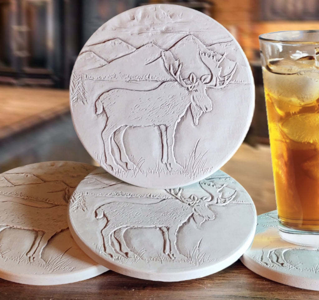 Moose Drink Coasters