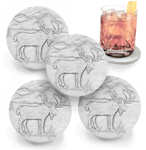 Moose Drink Coasters