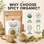 Organic Cardamom Powder – For Chai, Baking & Golden Milk