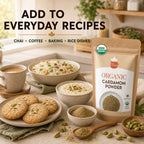 Organic Cardamom Powder – For Chai, Baking & Golden Milk