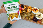 24 Pack Pita Chip Variety (8 Za'atar Pita Chips, 8 Spicy Za'atar Pita Chips, 8 Sea Salt Pita Chips)