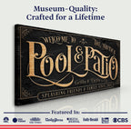 Personalized Pool & Patio Sign II