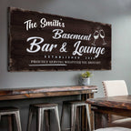 Basement Bar And Lounge Sign IV