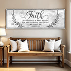 Faith Is Confidence - Hebrews 11:1 Faith Sign II