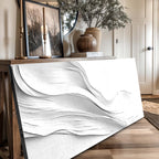 White Minimalist Wall Art
