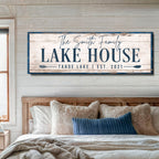 Personalized Lake House Sign V