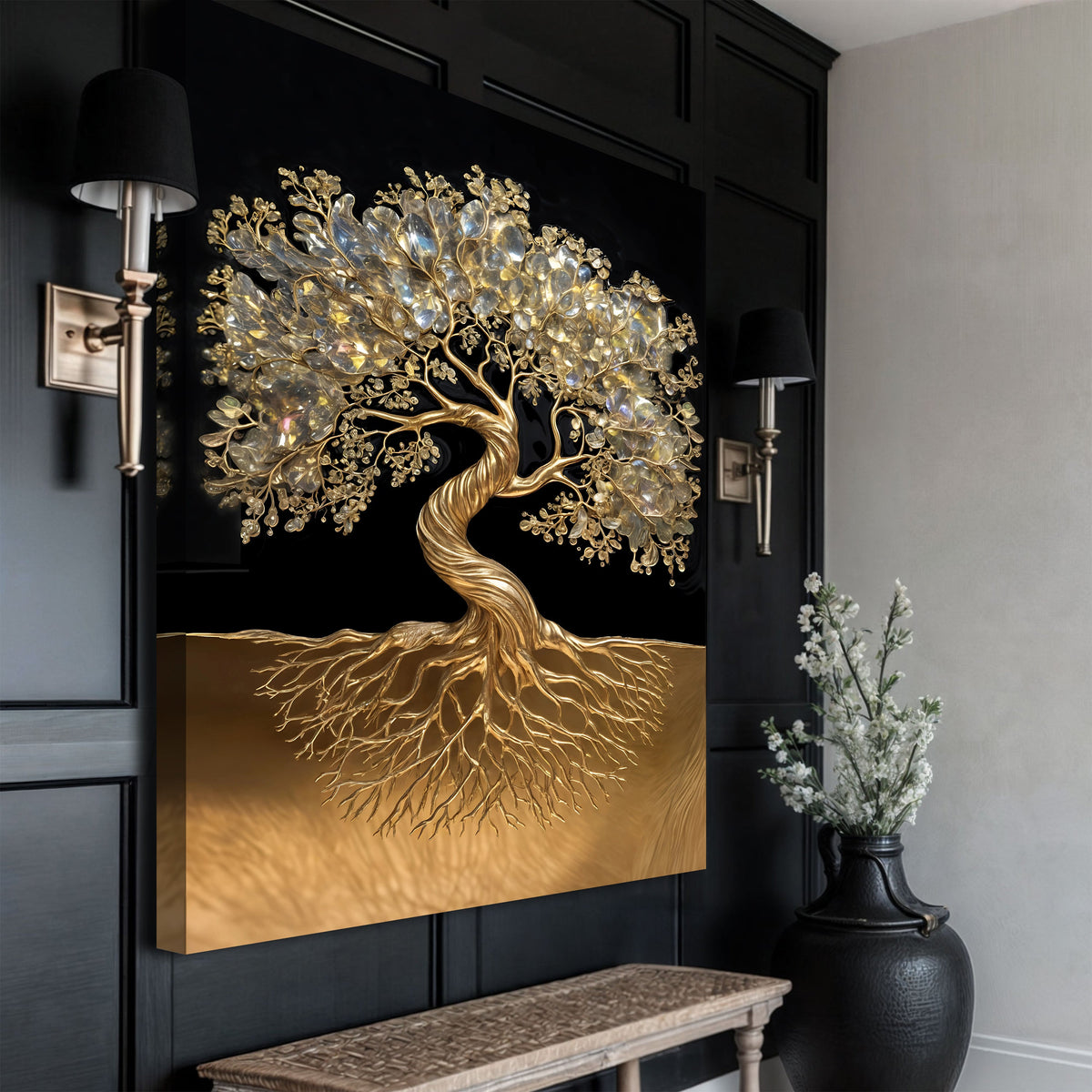 Minimalist Tree of Life Wall Art