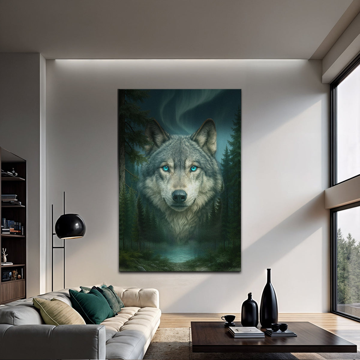 Wolf Northern Symphony Wall Art