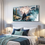 Cross On A Hill Faith Wall Art