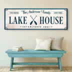 Personalized Lake House Sign IV