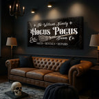 Personalized Hocus Pocus Broom Co. Wall Sign