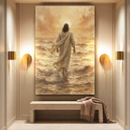 Jesus Christ Walking On Water Faith Wall Art VI
