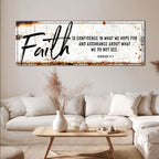 Faith Is Confidence - Hebrews 11:1 Faith Sign III