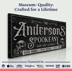 Personalized Spookeasy Bar Sign II