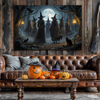 Coven of Witches Halloween Wall Art