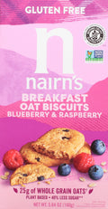 Nairn's Bluberry & Raspberry Biscuits - 5.64 Oz (Case of 6)