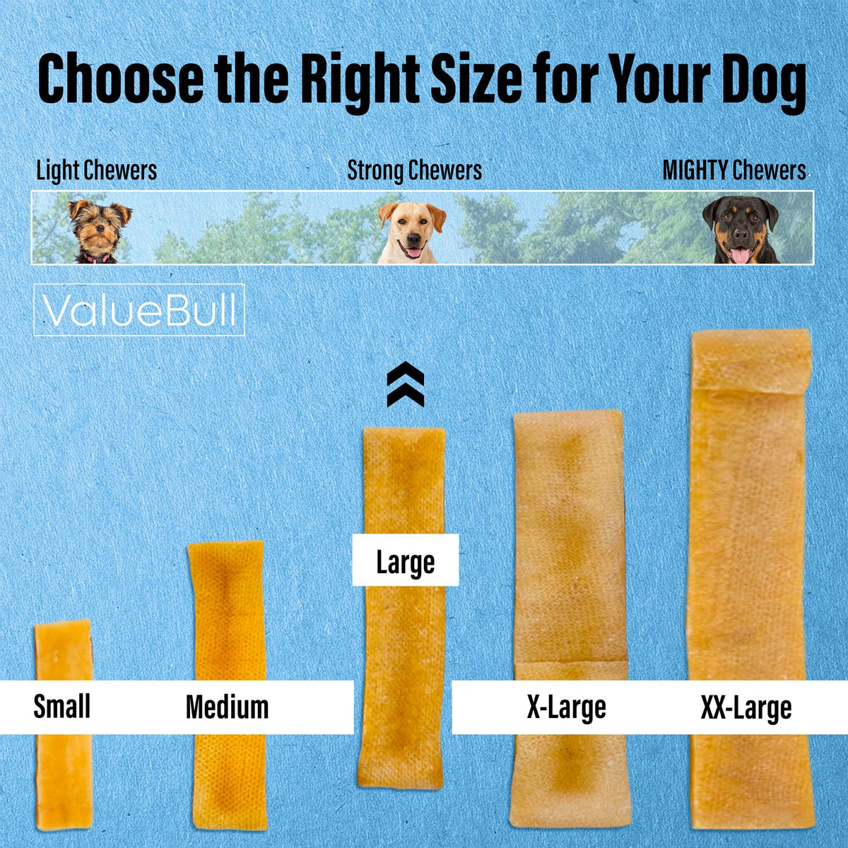 ValueBull Himalayan Yak Cheese Dog Chews, Large, 4 Pound