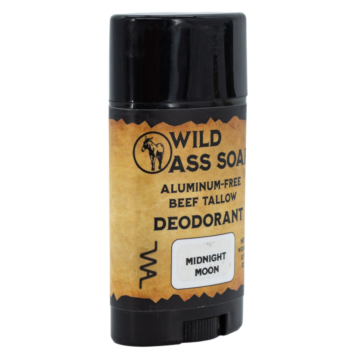 Aluminum-Free Midnight Moon Beef Tallow Deodorant | 2.75 oz | Wild Ass Soap