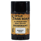 Aluminum-Free Midnight Moon Beef Tallow Deodorant | 2.75 oz | Wild Ass Soap