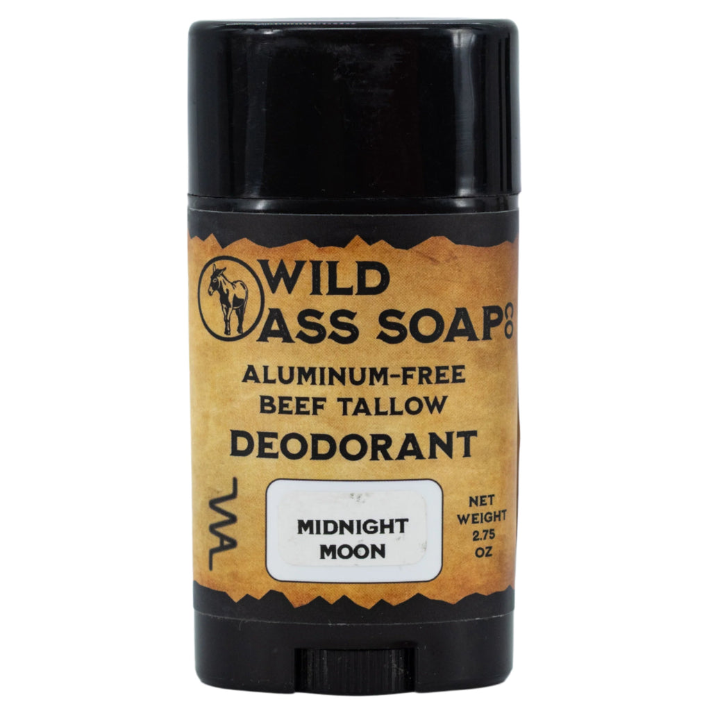 Aluminum-Free Beef Tallow Deodorant Bundle Pack | 2.75 oz Each | Wild Ass Soap