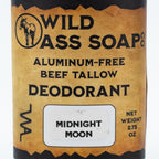 Aluminum-Free Beef Tallow Deodorant Bundle Pack | 2.75 oz Each | Wild Ass Soap