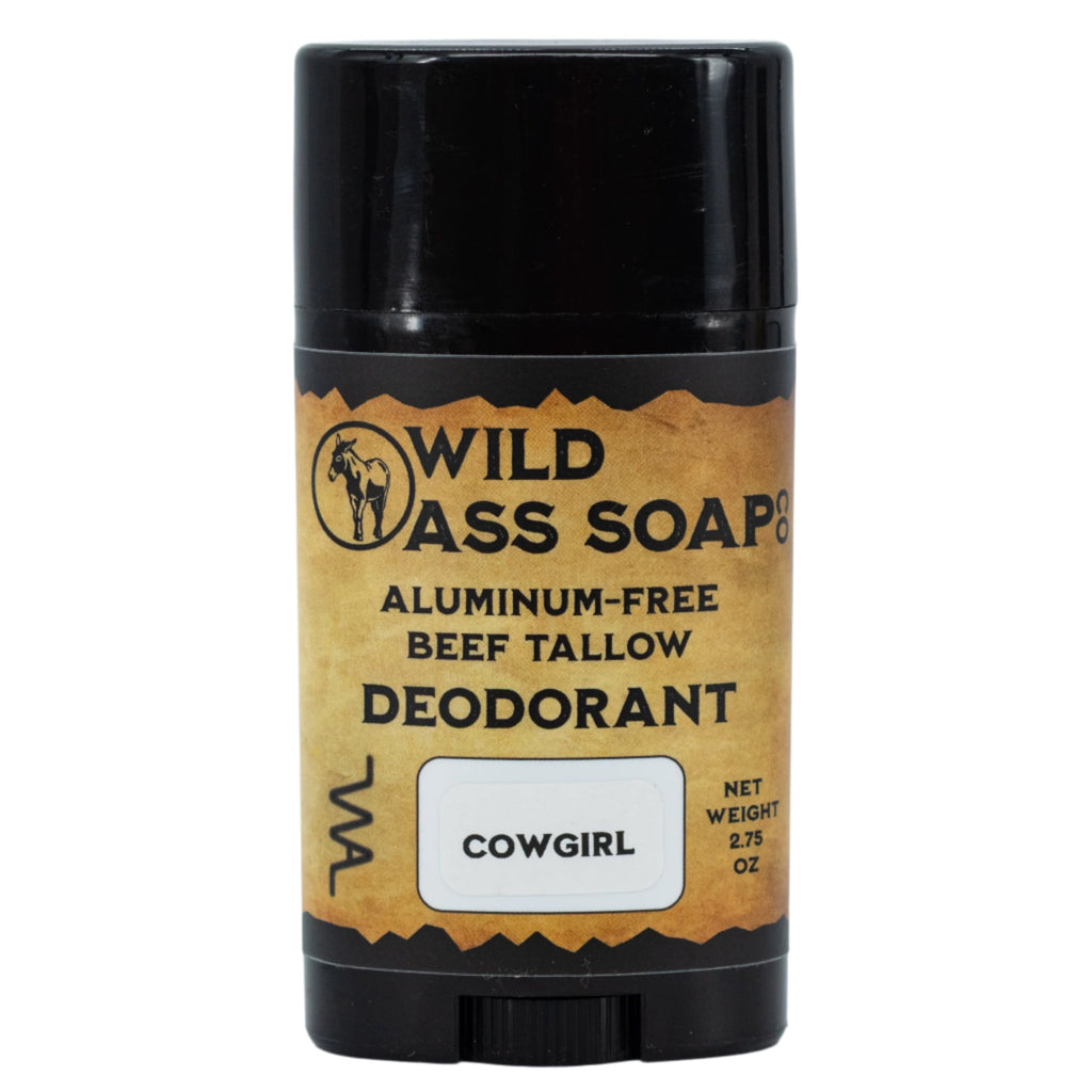 Aluminum-Free Beef Tallow Deodorant Bundle Pack | 2.75 oz Each | Wild Ass Soap